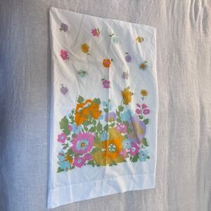 Vintage Lady Pepperell Muslin Pillowcase Standard Floral Multi-Colour 50/50